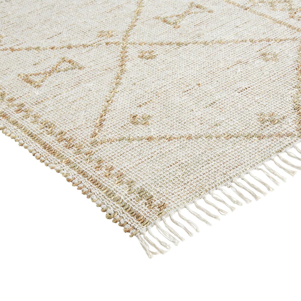 Lovas Graphic Flat-Woven Herbarium and Recycled Fibre Rug – image 3