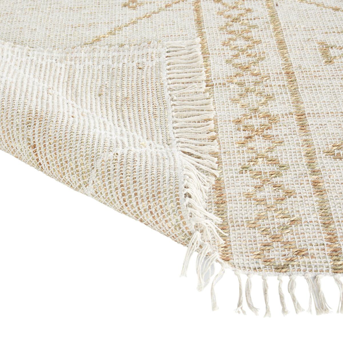 Lovas Graphic Flat-Woven Herbarium and Recycled Fibre Rug – image 4