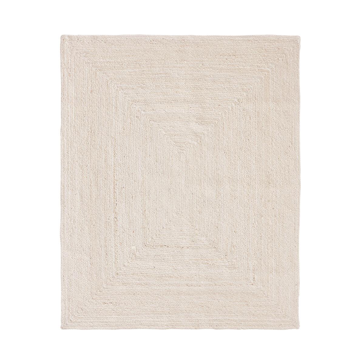 Aftas Rectangular 100% Bleached Jute Rug – image 2