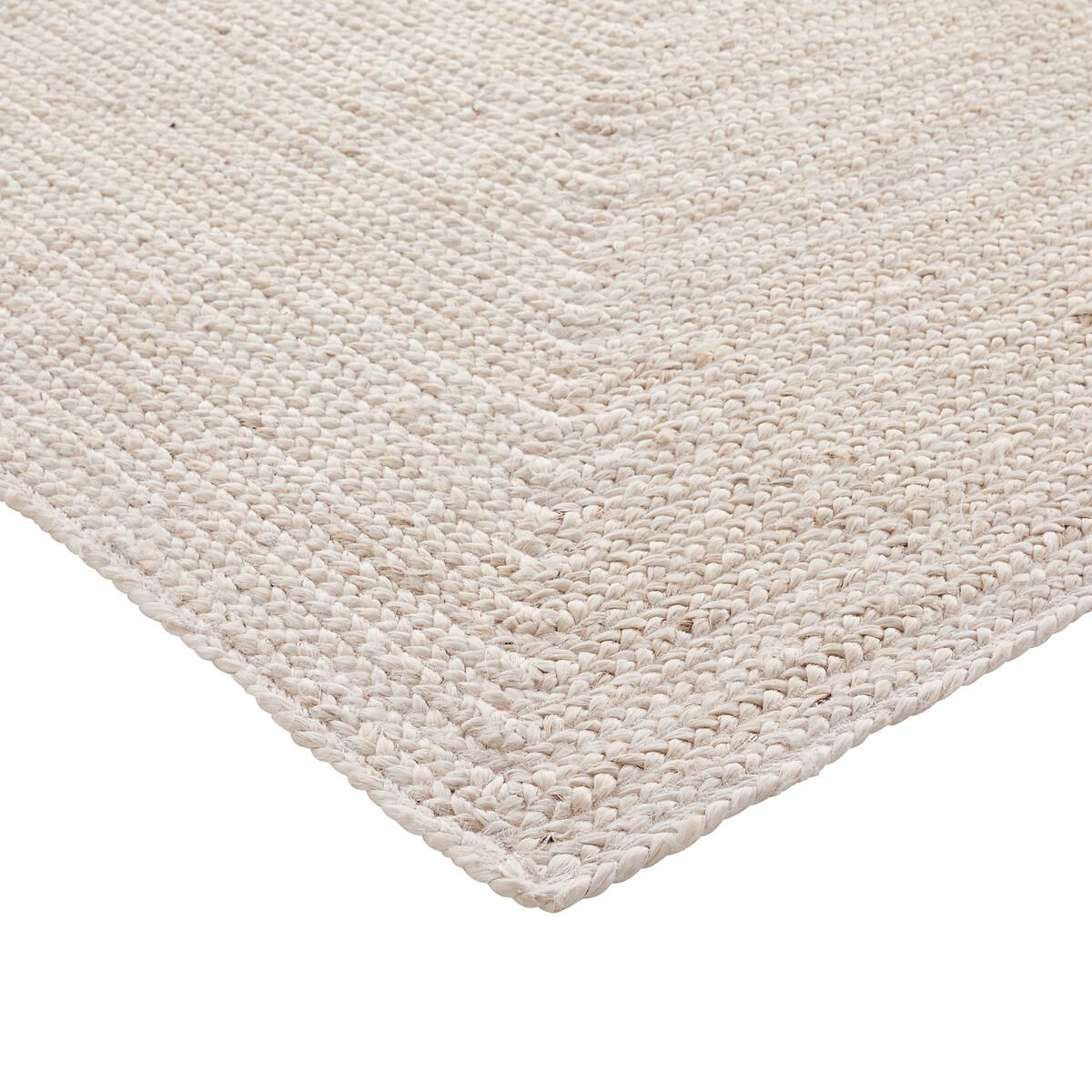 Aftas Rectangular 100% Bleached Jute Rug – image 3