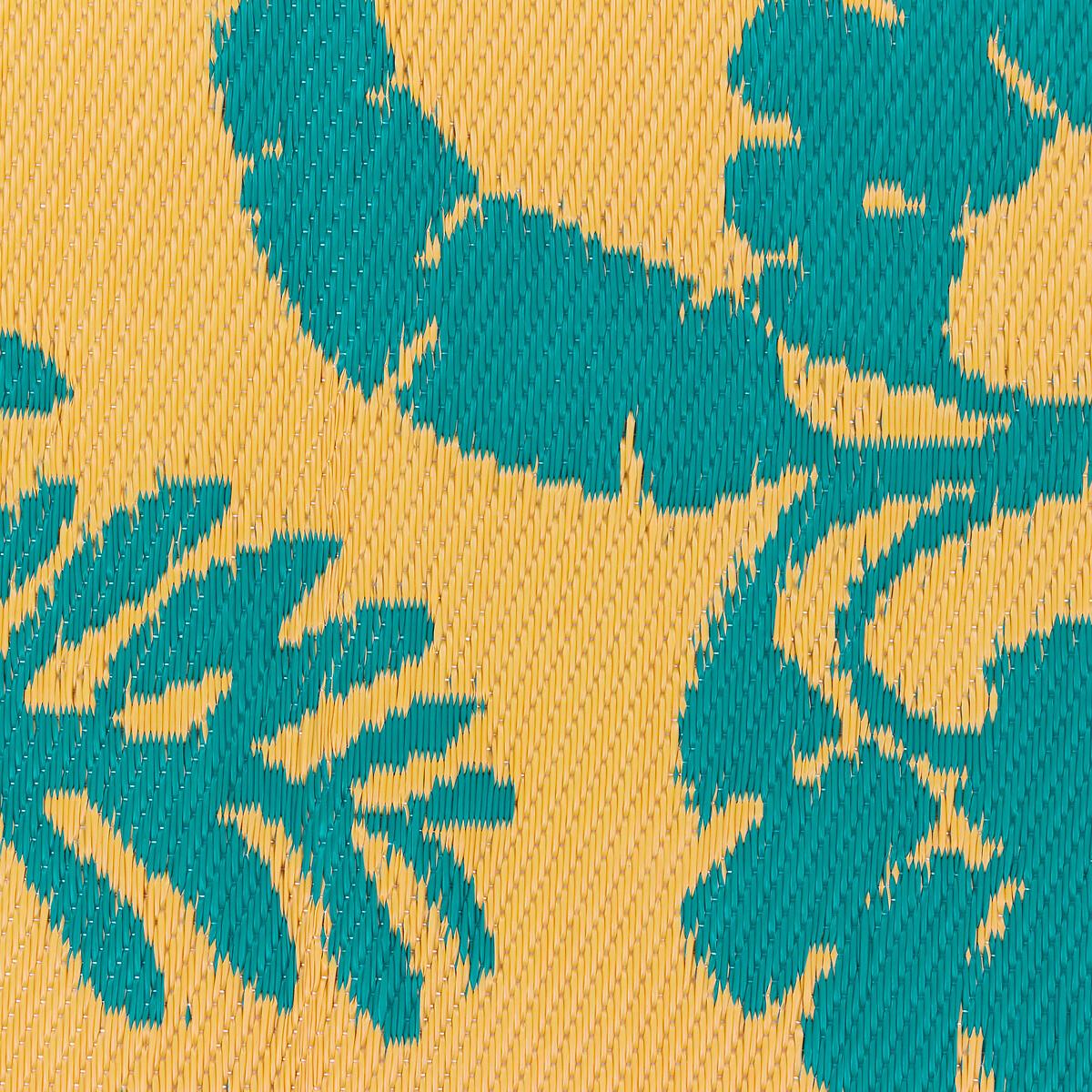 Bright Tropical Woven 100% Recycled Indoor/Outdoor Rug – image 3
