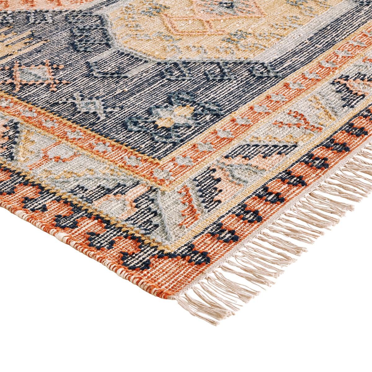 Uzzo Aged Effect Kilim Wool Mix Rug – image 3