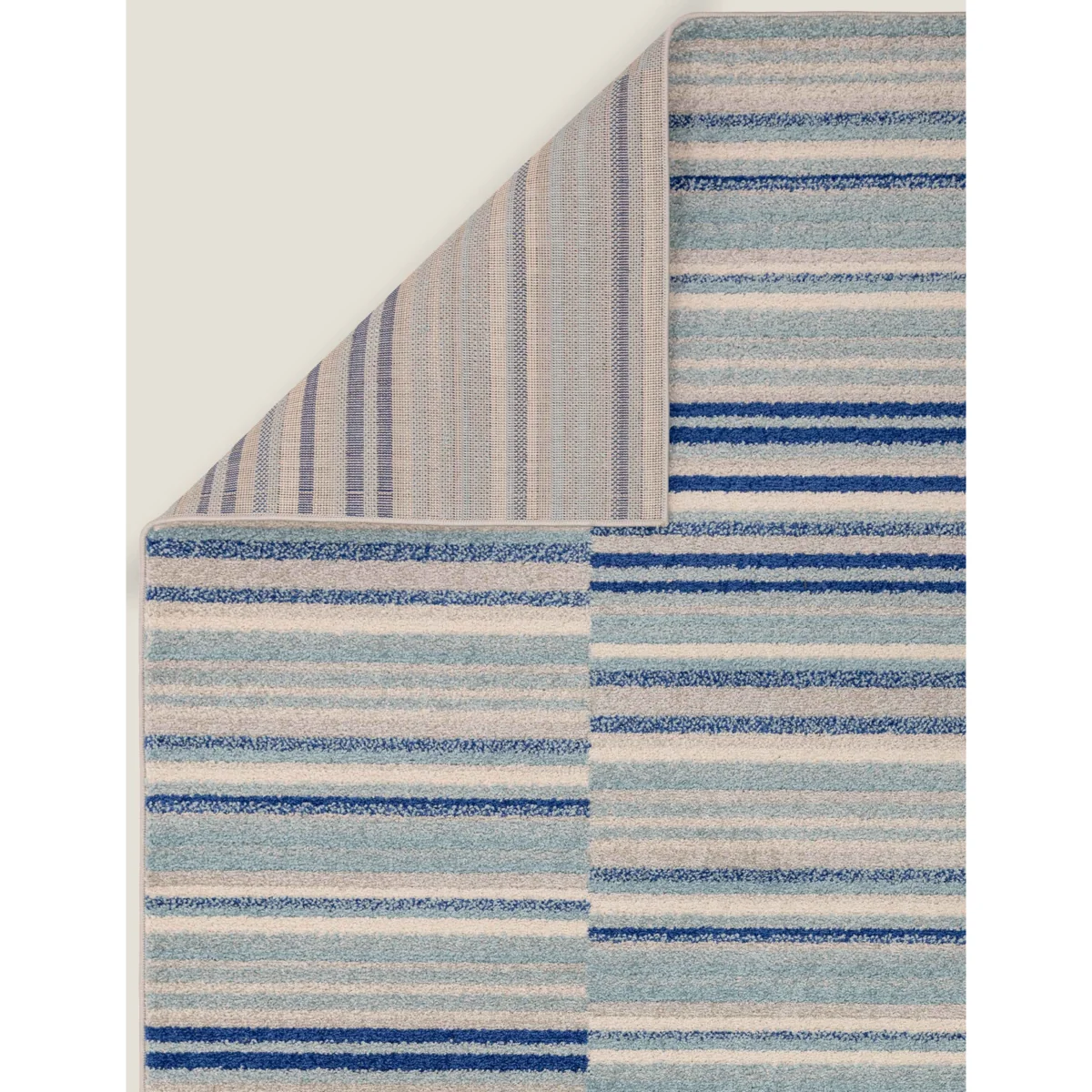 Asiatic Muse Stripe Flatweave Rug - Small - Blue, Blue – image 5