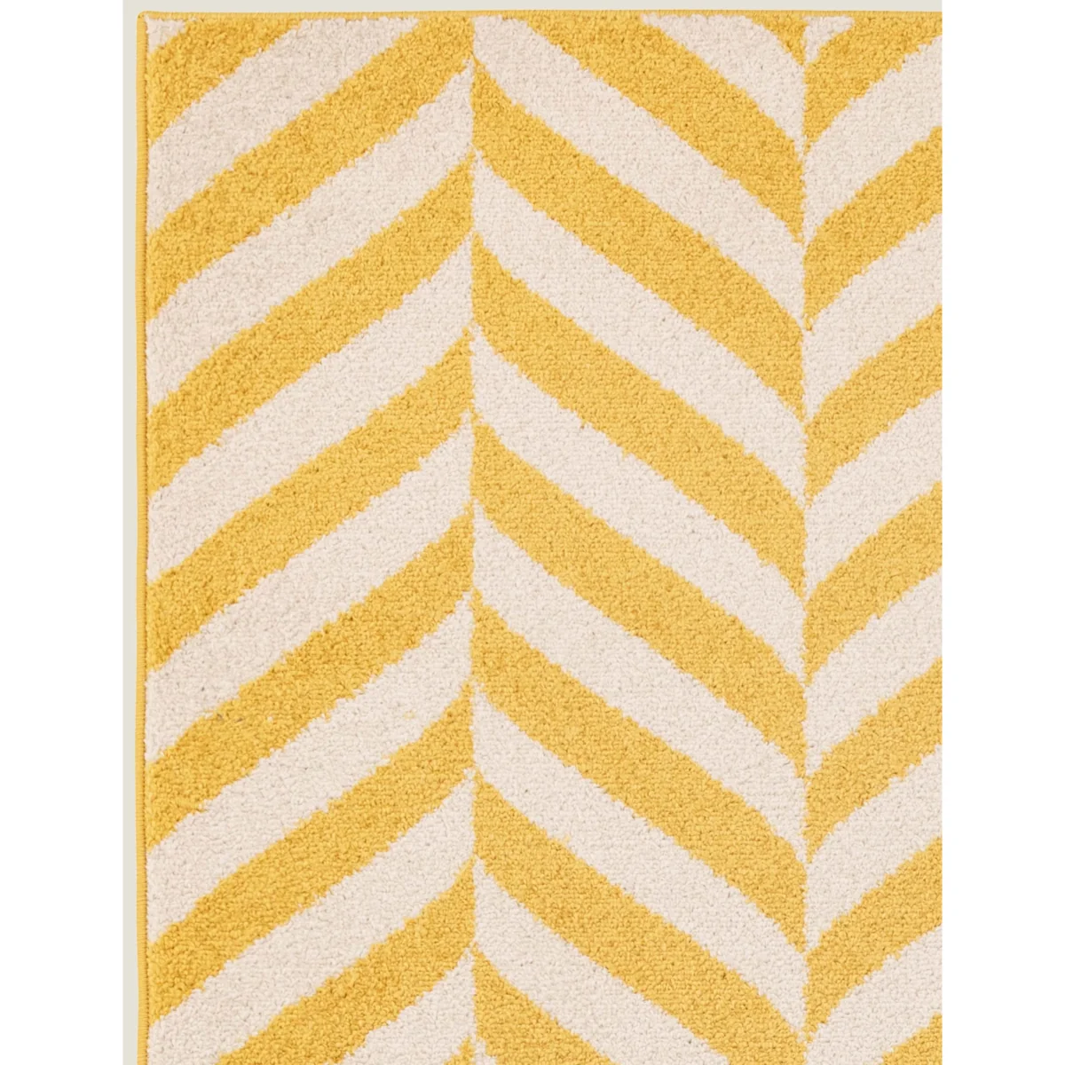 Asiatic Muse Chevron Flatweave Rug - Small - Yellow, Yellow – image 4