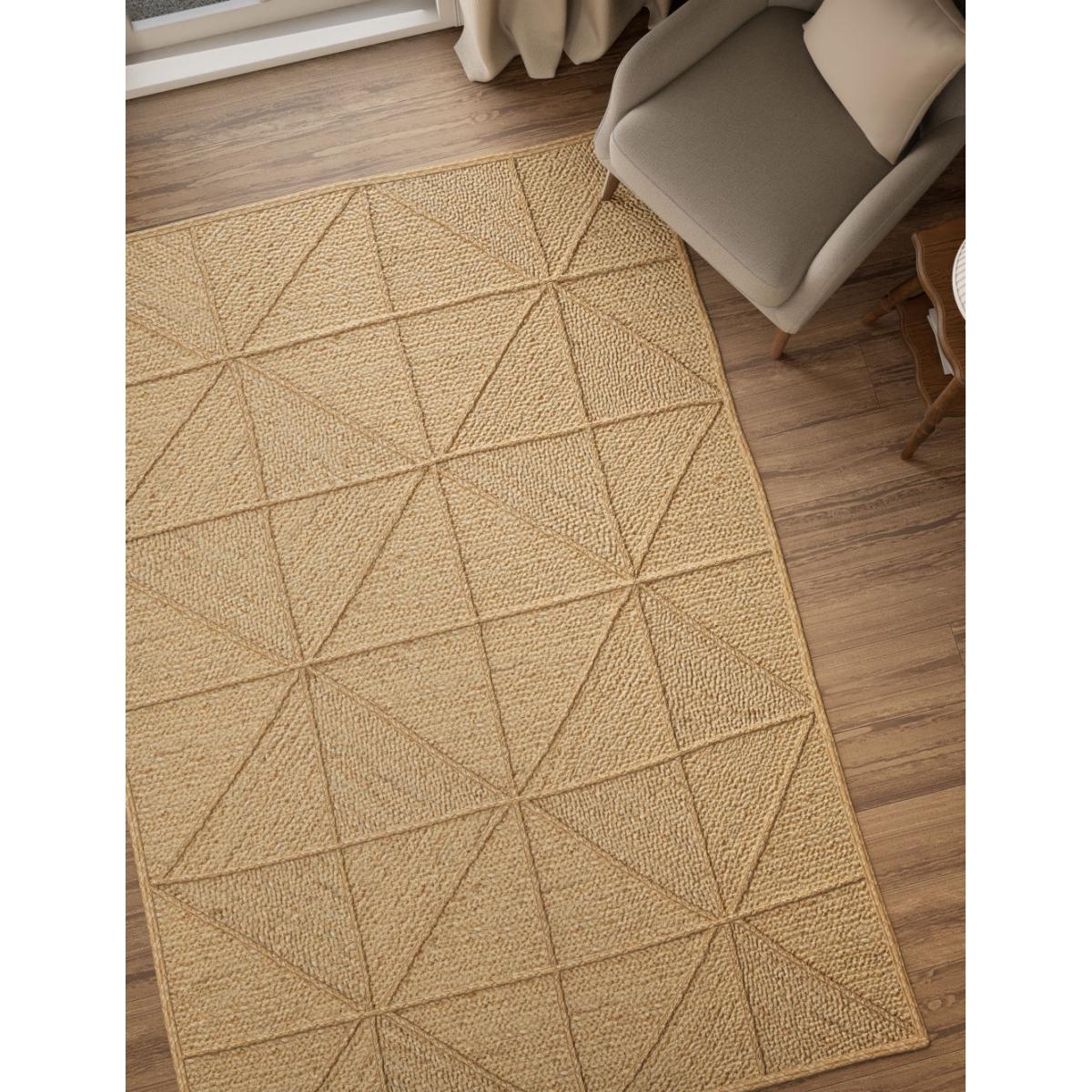 M&S Jute Geometric Rug - MED - Brown Mix, Brown Mix – image 2