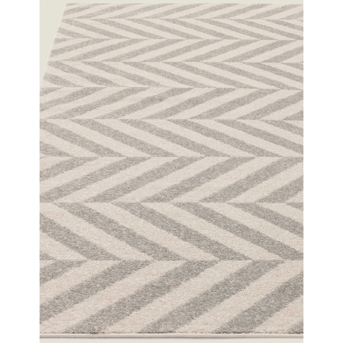 Asiatic Muse Chevron Grey Flatweave Rug - MED, Grey – image 3