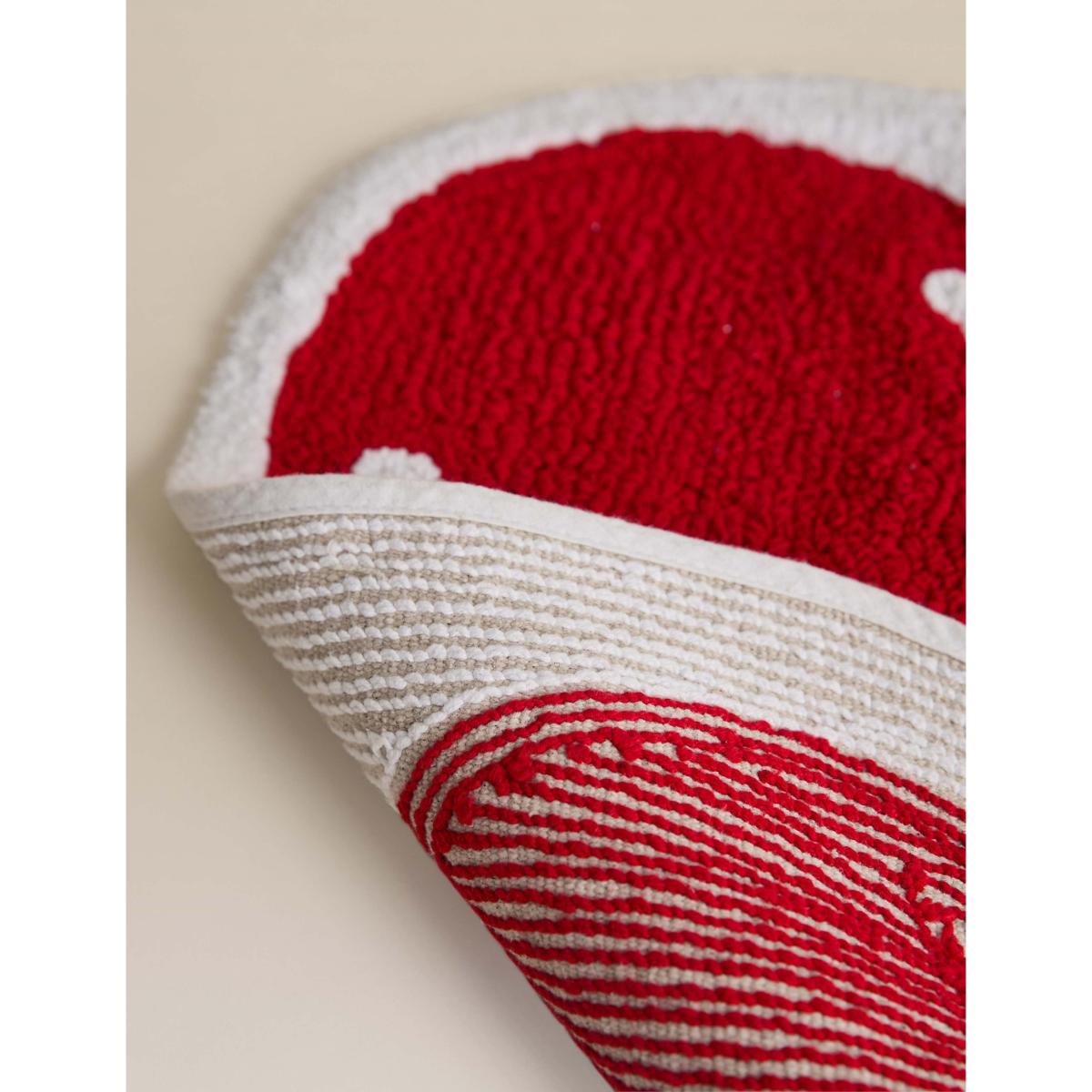 M&S Collection Pure Cotton Cherry Bath Mat - Red Mix, Red Mix – image 3