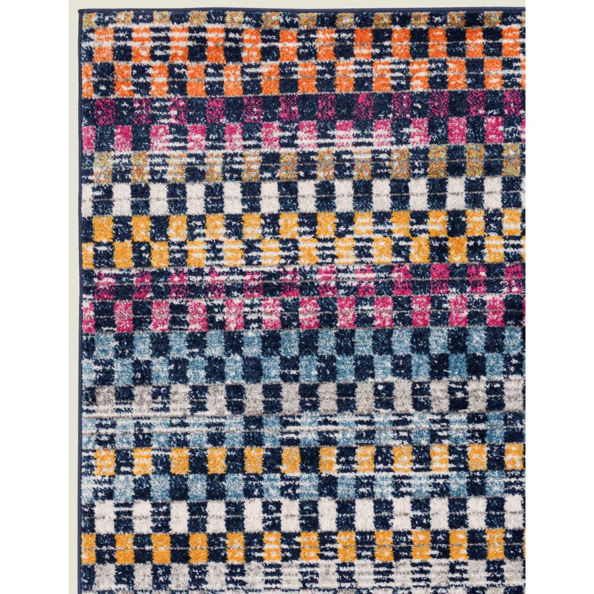 Asiatic Muse Check Bright Woven Rug Multi – image 3