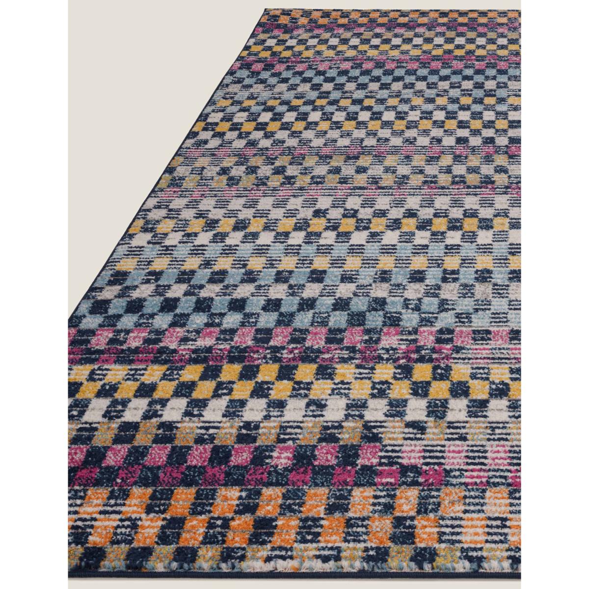 Asiatic Muse Check Bright Woven Rug Multi – image 5