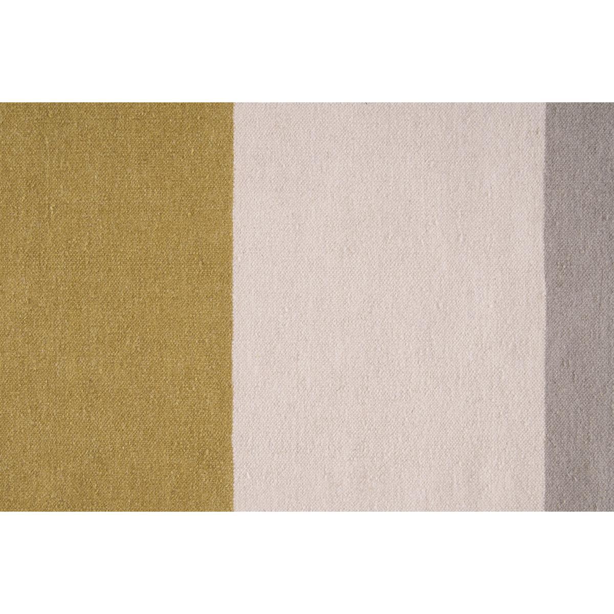 Noaz Wool Flatweave Rug, Large 160 x 230 cm, Yellow & Grey – image 6
