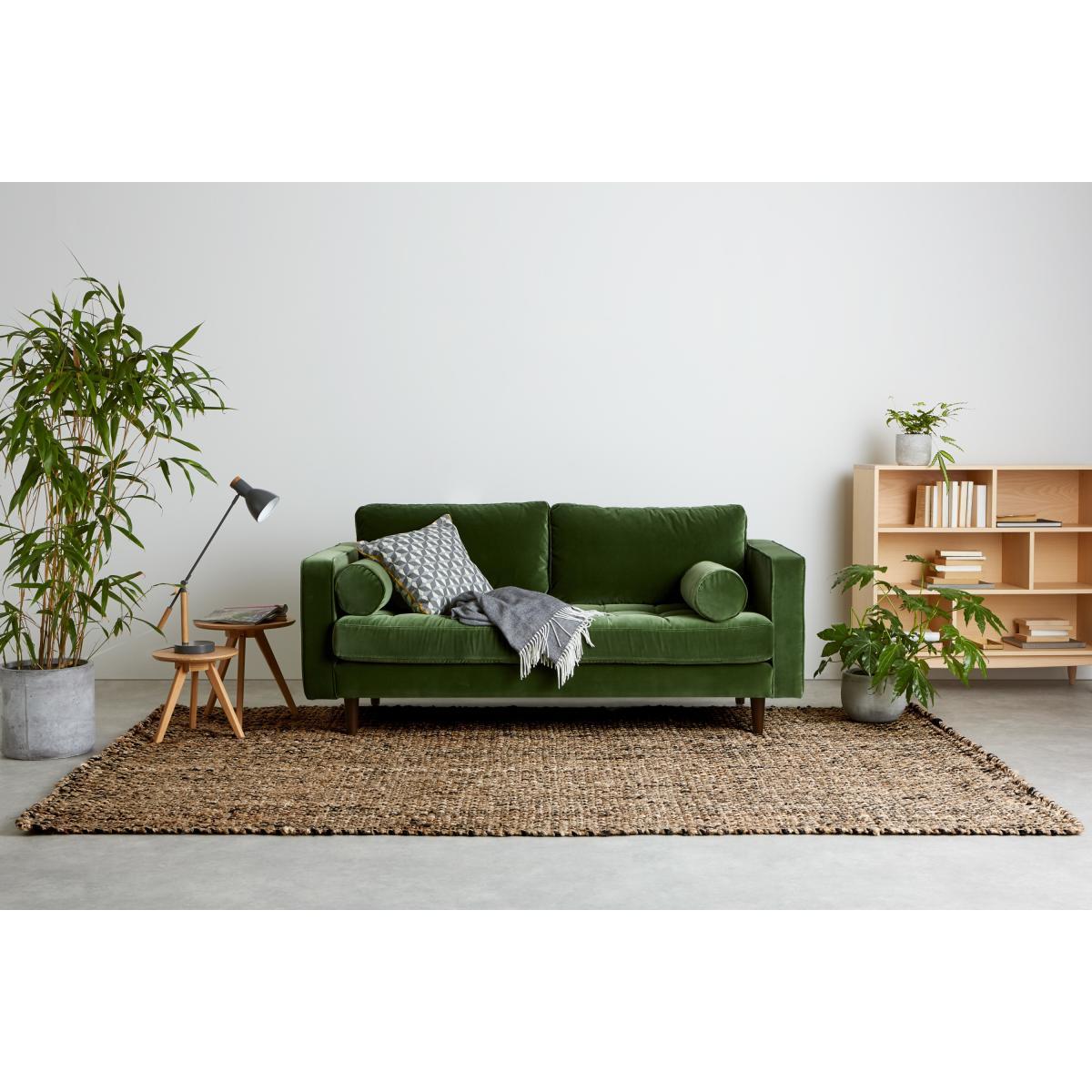 Riya Woven Jute Rug, Extra Large 200 x 300cm, Natural – image 3
