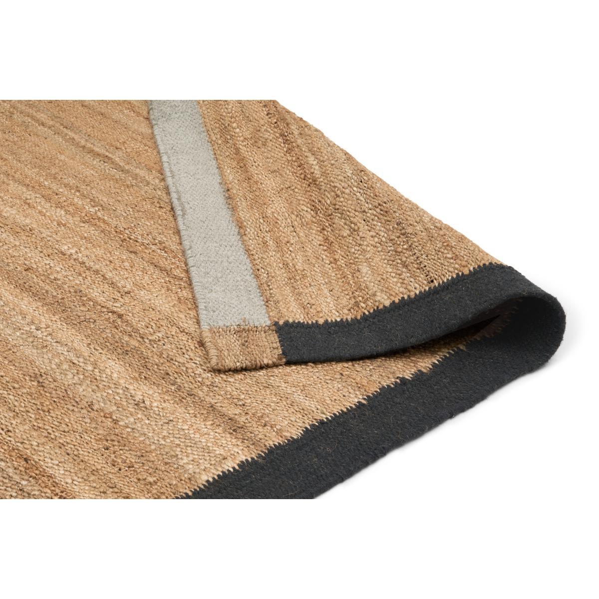 Zambo Rug, Large 160 x 230 cm, Natural & Black Jute – image 5