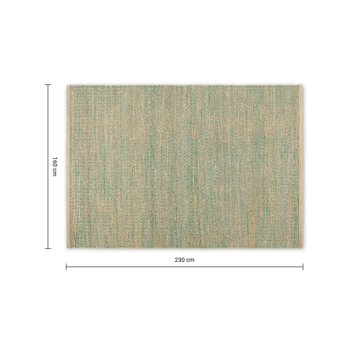 Enas Jute Rug, Large 160 x 230cm, Lake Green – image 7
