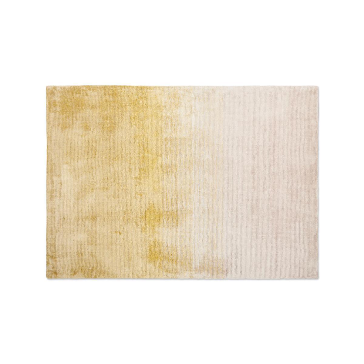 Tazim Graded Viscose Rug, Large 160 x 230cm, Pink & Yellow – image 2