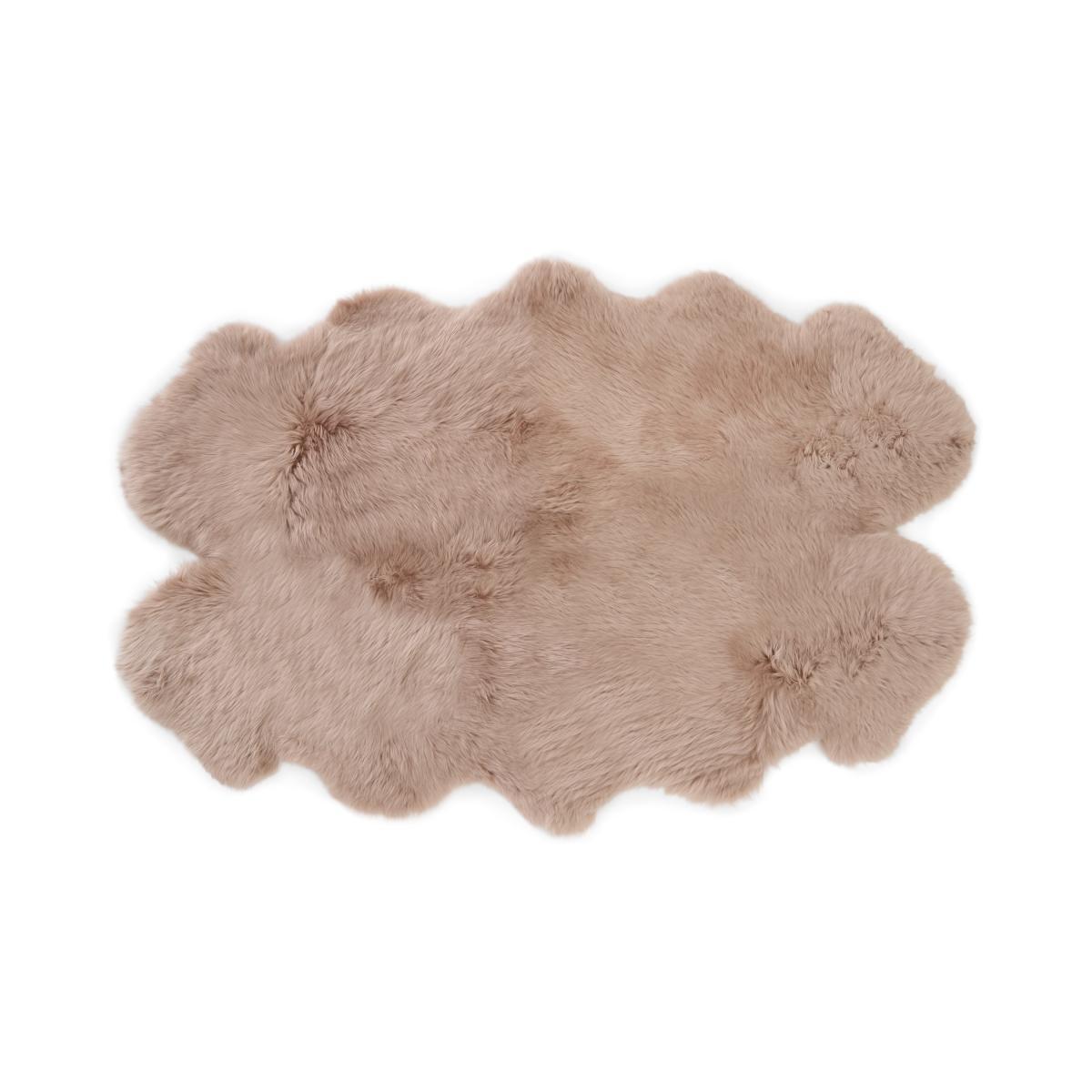Helgar Quad 100% Sheepskin Rug, Large 105 x 170 cm, Sandstone – image 2