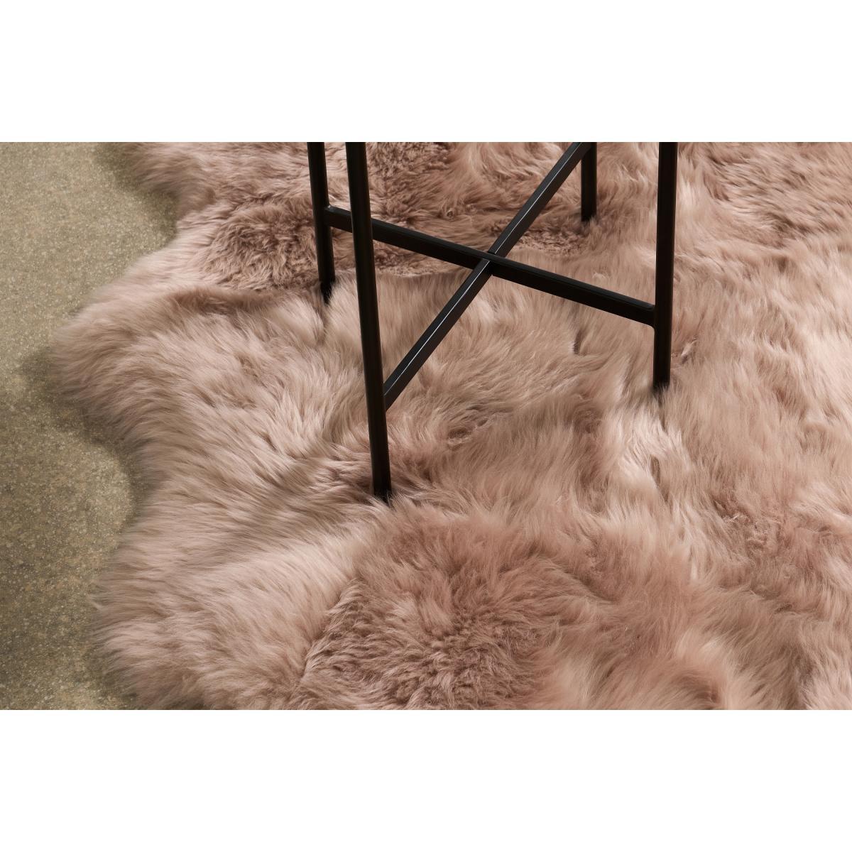 Helgar Quad 100% Sheepskin Rug, Large 105 x 170 cm, Sandstone – image 4