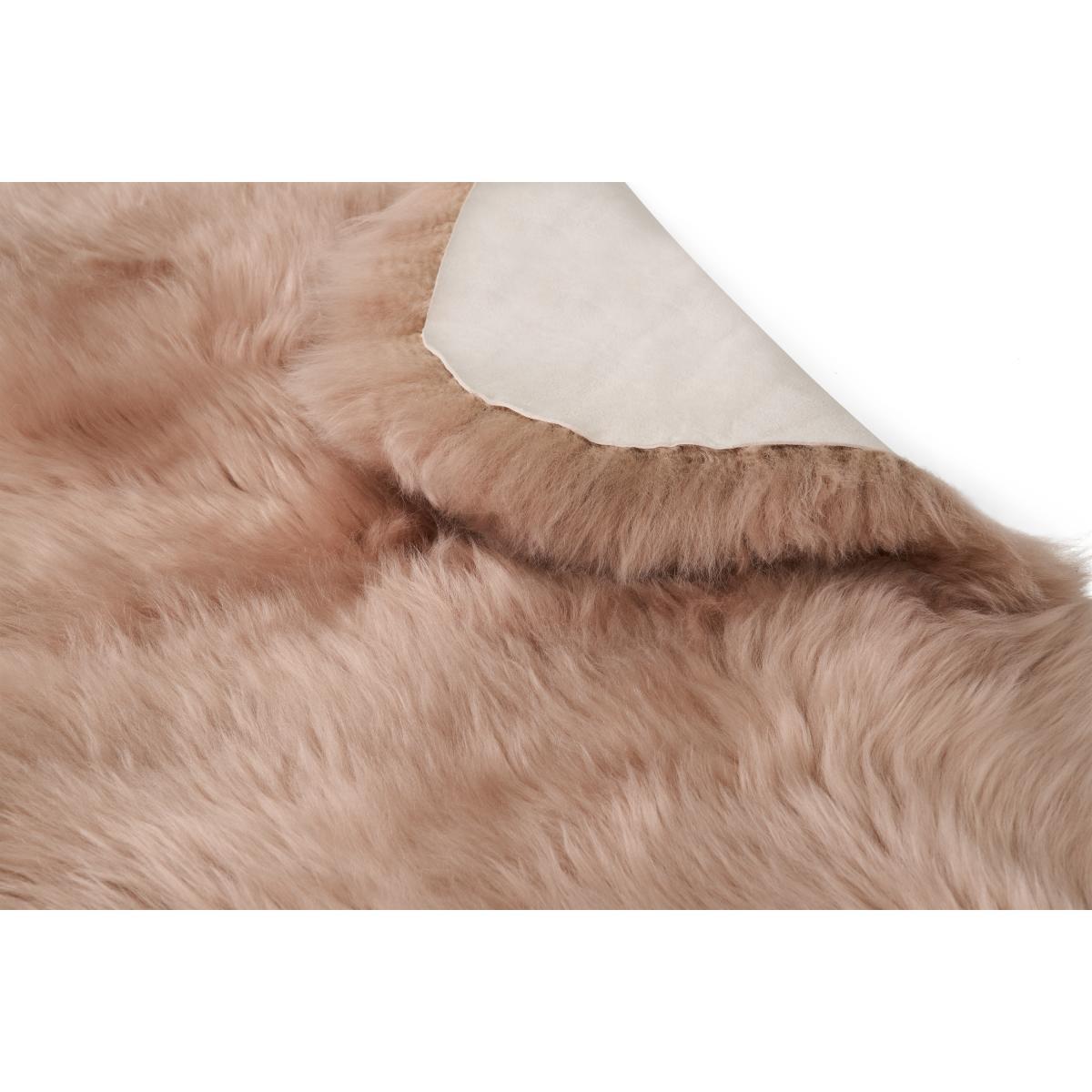 Helgar Quad 100% Sheepskin Rug, Large 105 x 170 cm, Sandstone – image 5