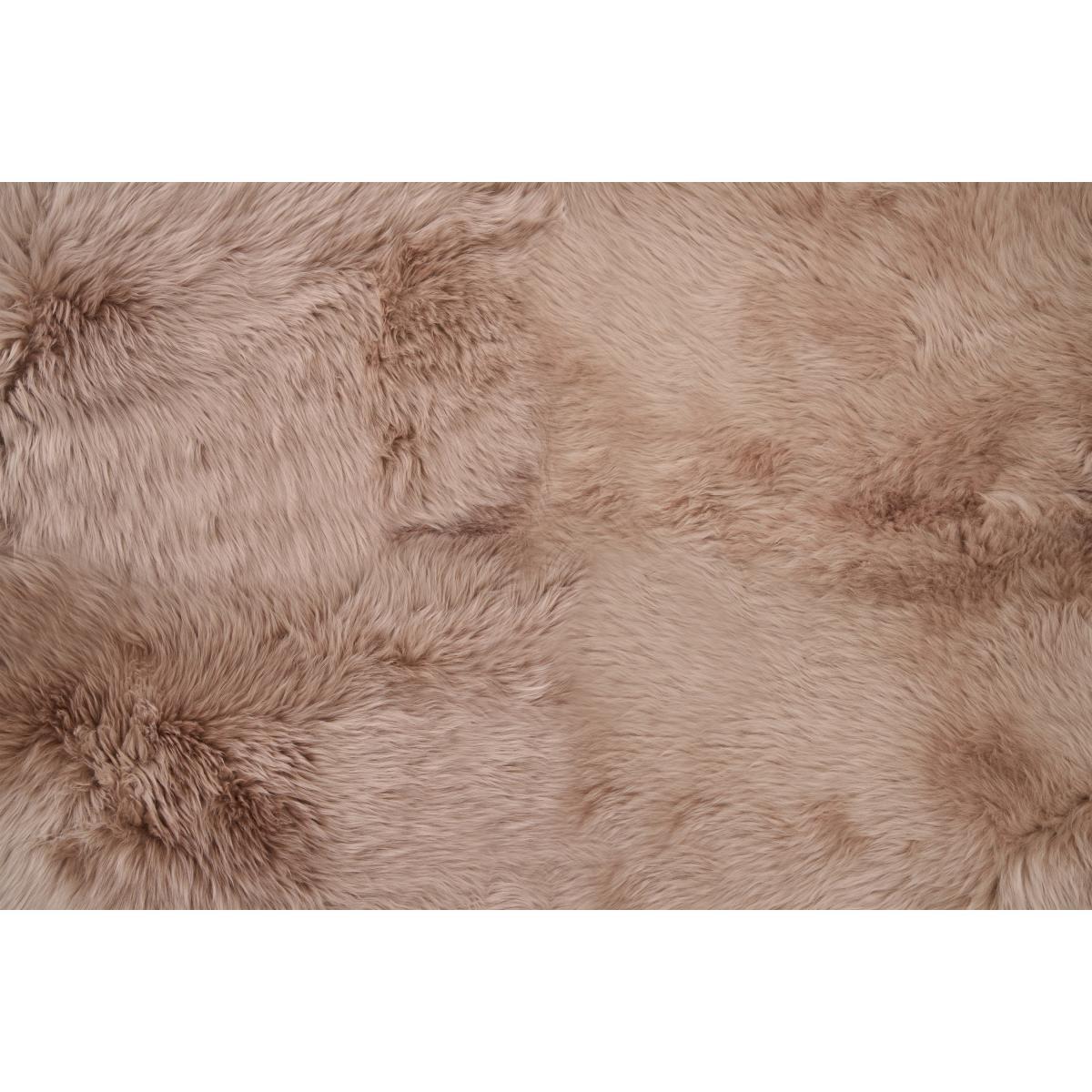 Helgar Quad 100% Sheepskin Rug, Large 105 x 170 cm, Sandstone – image 6