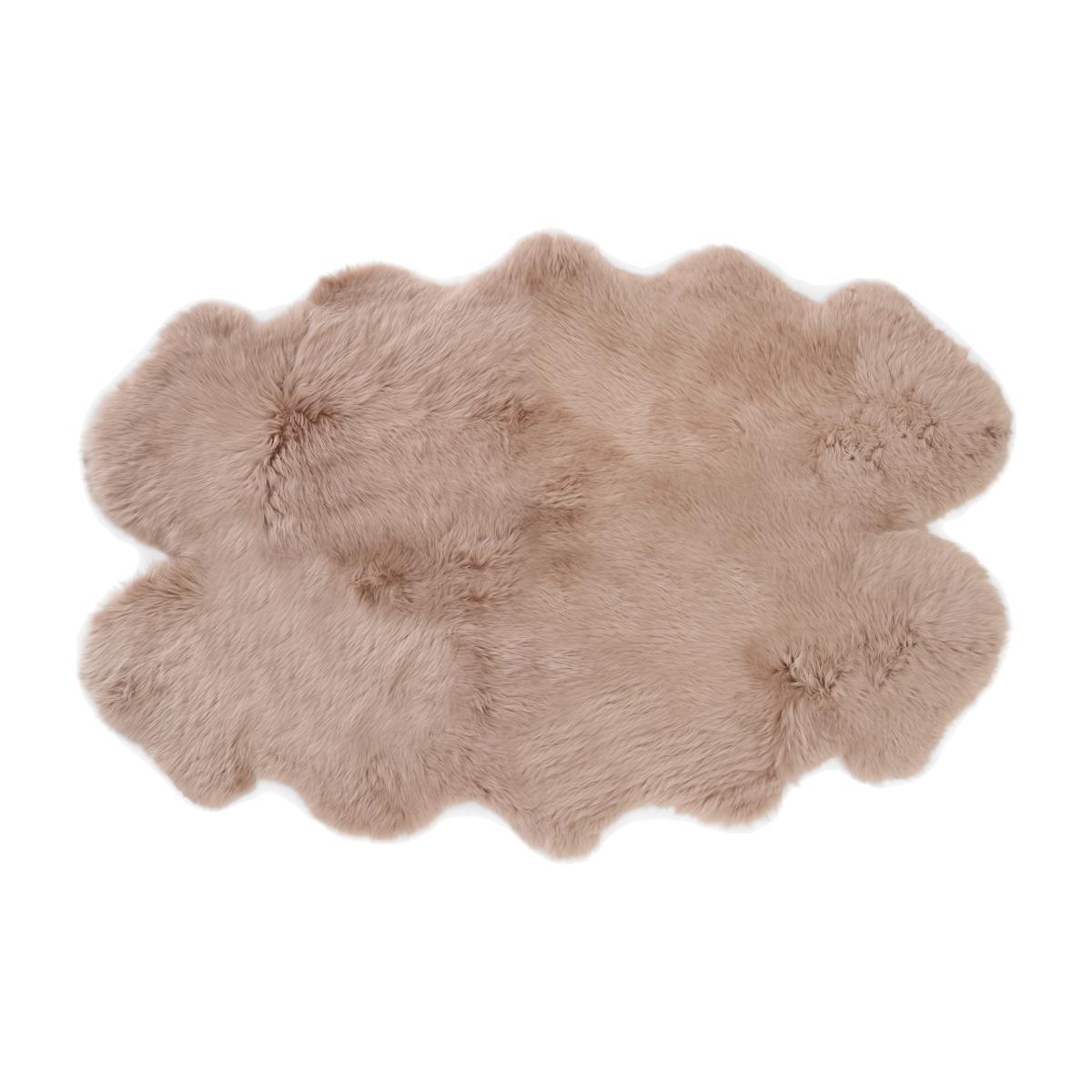 Helgar Quad 100% Sheepskin Rug, Large 105 x 170 cm, Sandstone – image 1