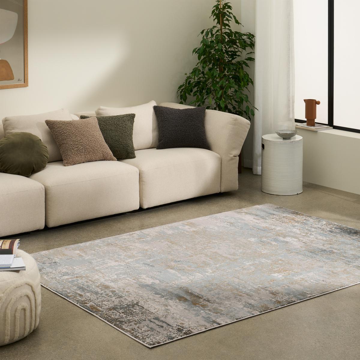 Epicoco Luxury Viscose Rug, Large 160 x 230 cm, Dark Blue & Green – image 8
