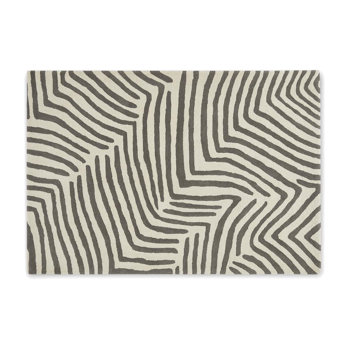 Larkin Handtufted Wool Rug, Large 160 x 230cm, Ecru & Warm Grey – image 1