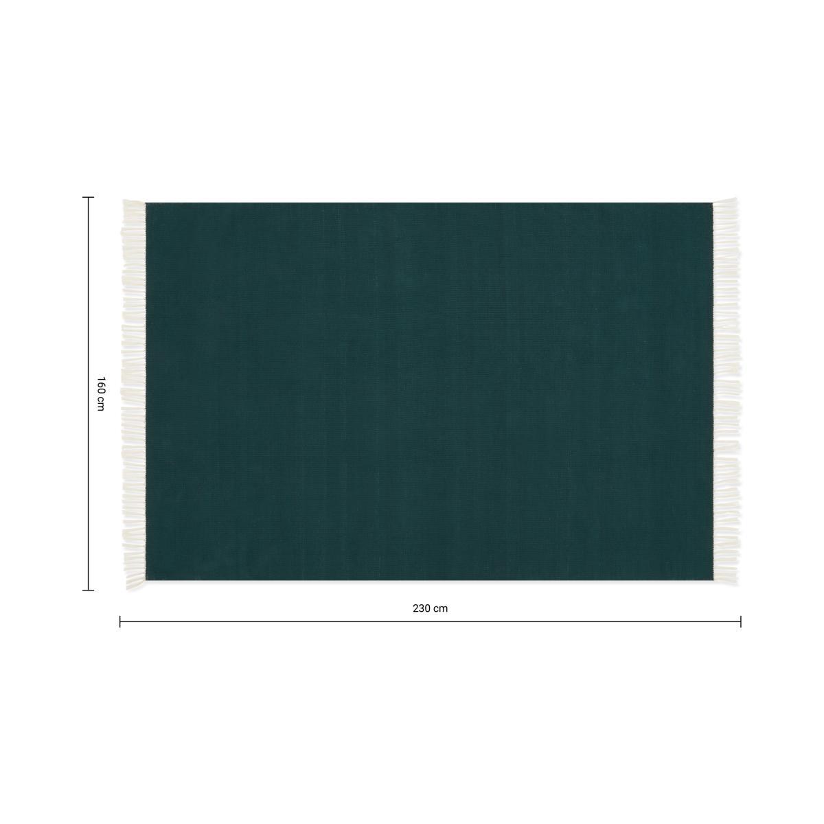 Ofrah Indoor/Outdoor Rug, Large 160 x 230cm, Peacock Green – image 7