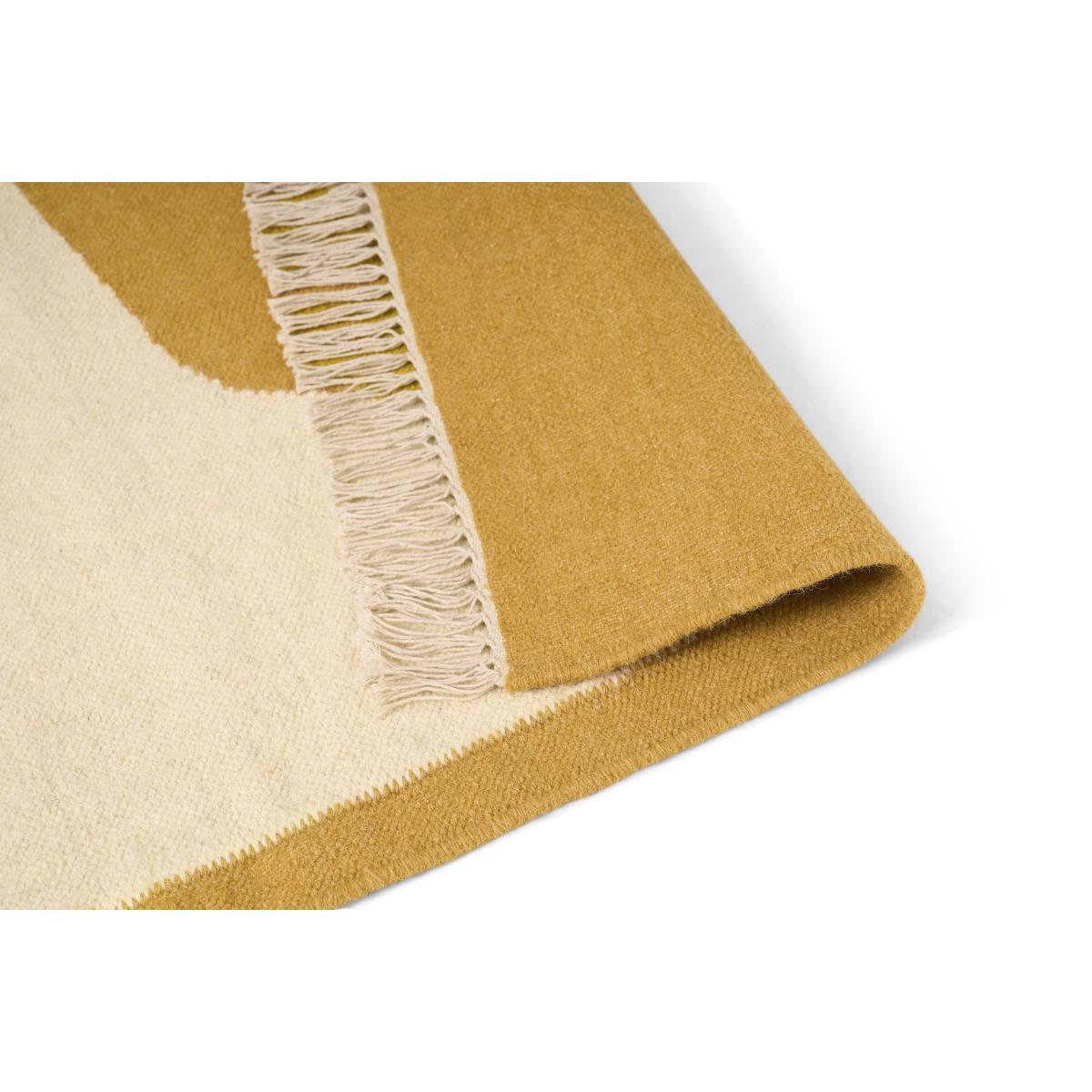Lafant Wool Flatweave Rug, Large 160 x 230cm, Tan – image 5