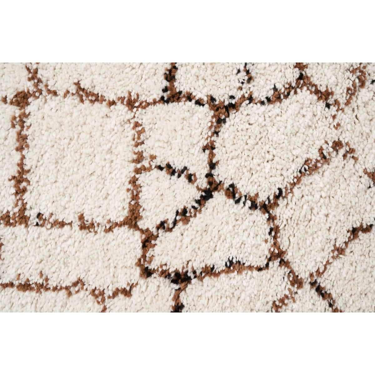 Kafu Berber Style Rug, Large 160 x 230 cm, Off-White & Terracotta – image 6