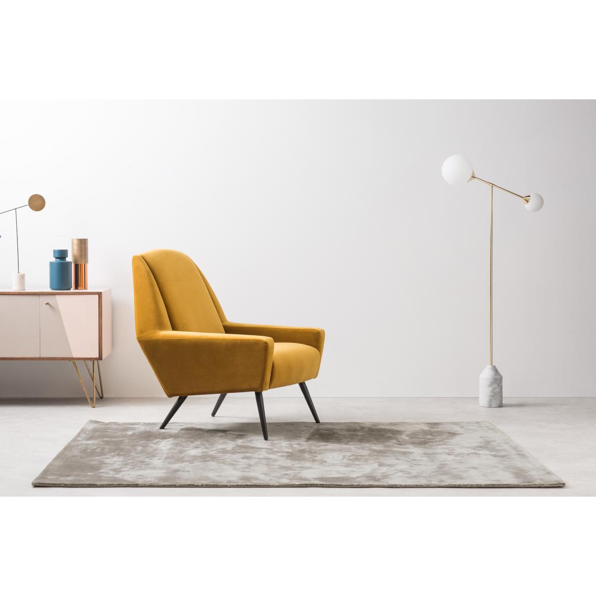 Merkoya Luxury Viscose Rug, Extra Large 200 x 300cm, Grey – image 3