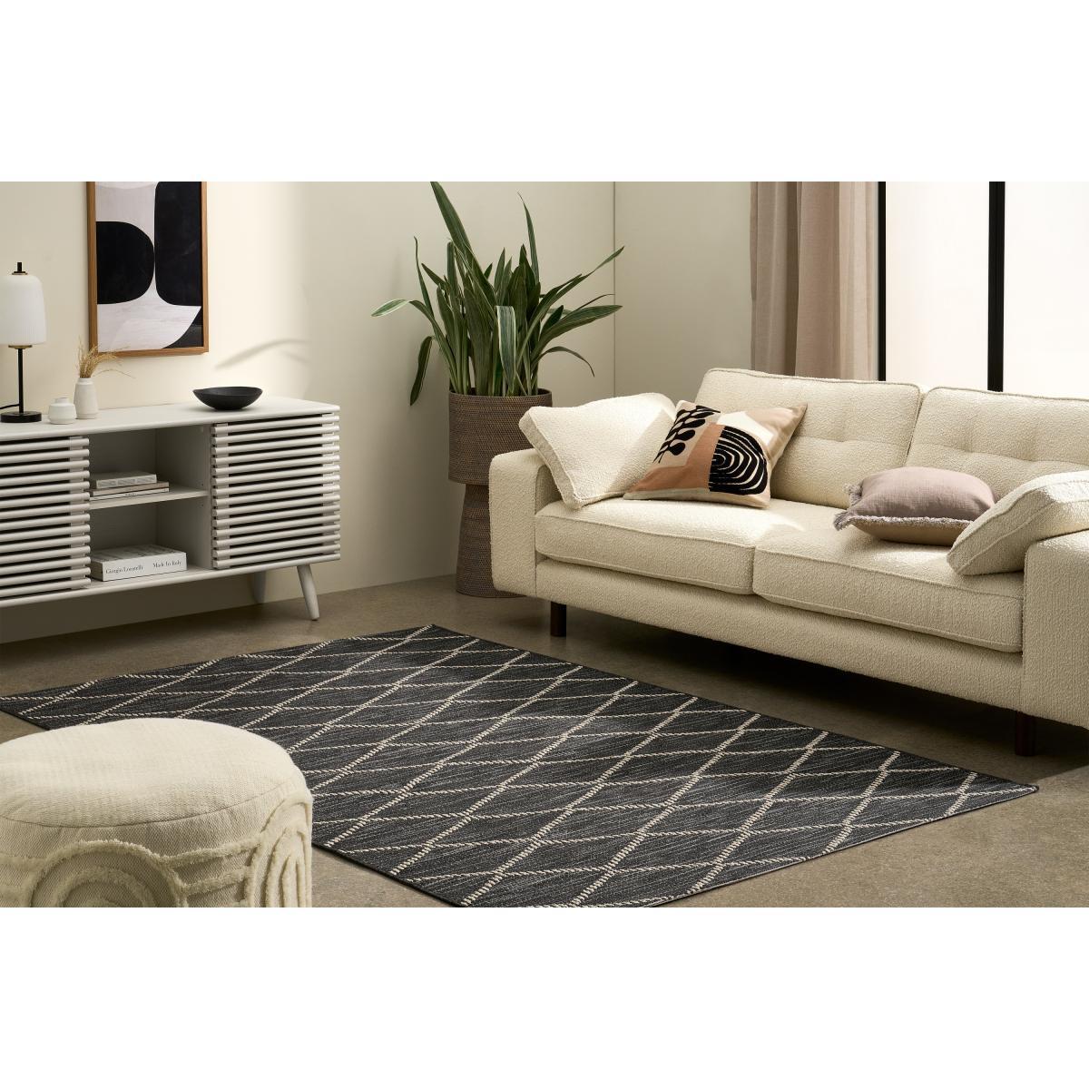 Vinonelo Indoor/Outdoor Rug, Extra Large 200 x 300 cm, Charcoal Grey – image 3