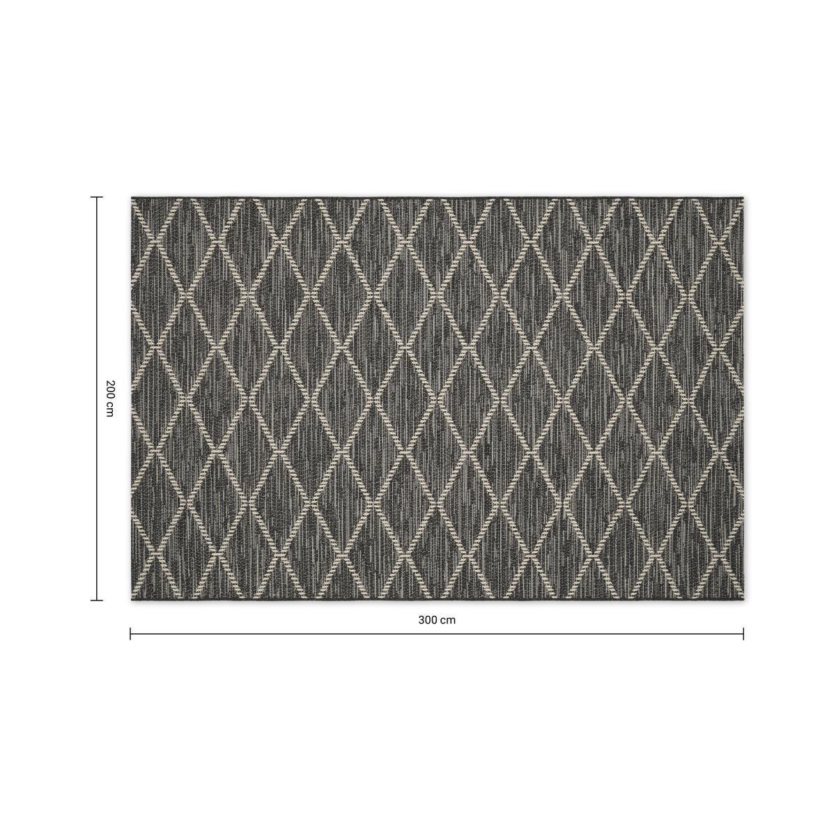 Vinonelo Indoor/Outdoor Rug, Extra Large 200 x 300 cm, Charcoal Grey – image 7