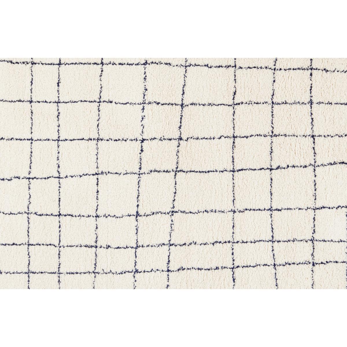 Gunter Pile Rug, Extra Large 200 x 290cm, Ecru & Midnight Blue – image 6