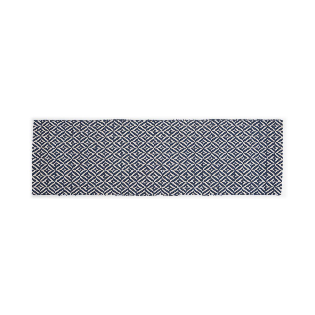 Mira Flatweave Runner 66 x 200 cm, Navy – image 2