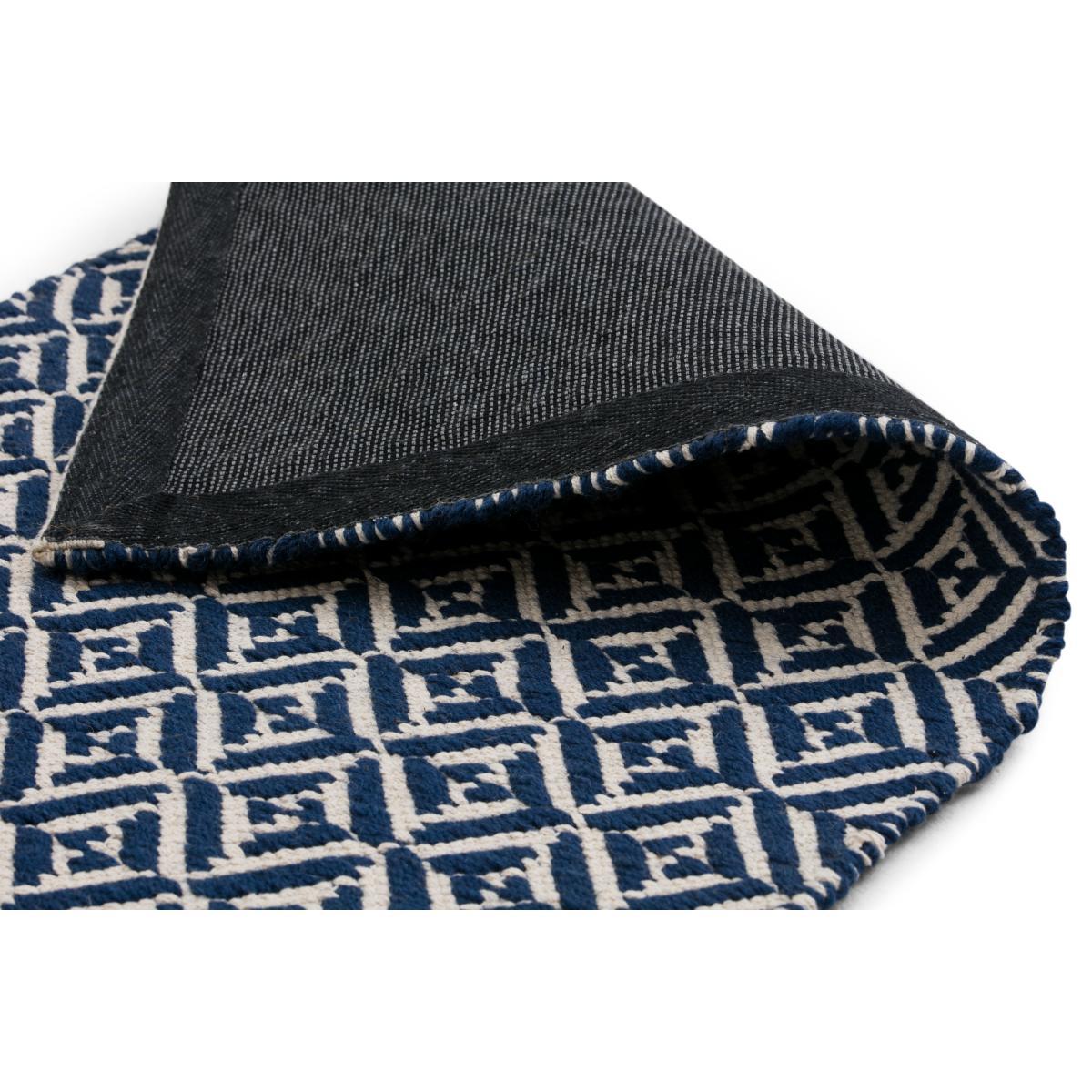 Mira Flatweave Runner 66 x 200 cm, Navy – image 4