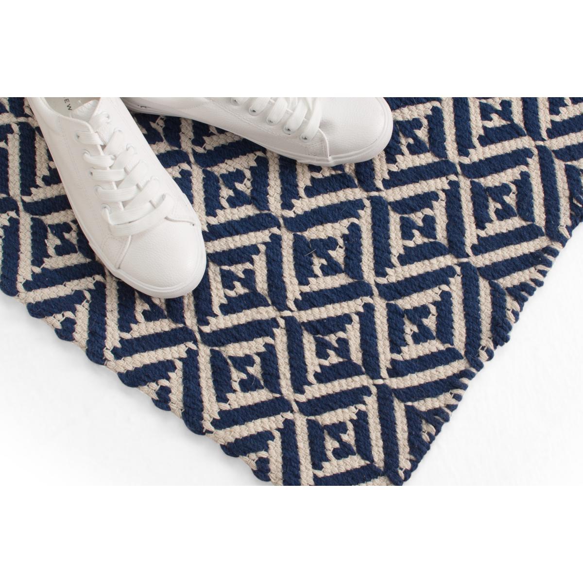 Mira Flatweave Runner 66 x 200 cm, Navy – image 5
