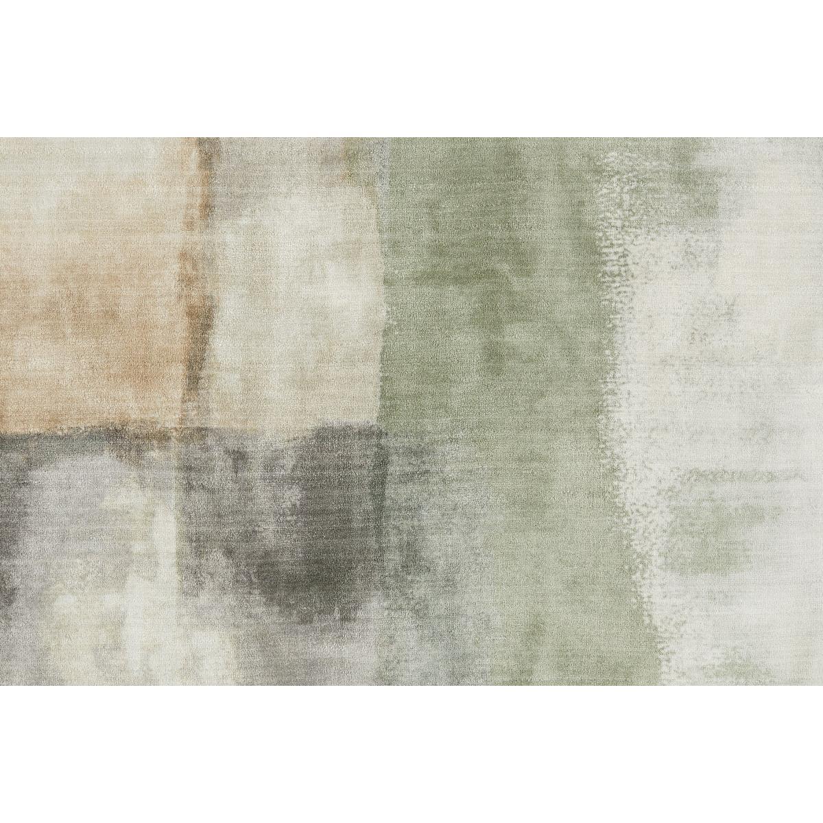Rimoldi Painterly Tufted Rug, Large 160x230cm, Soft Grey & Green – image 6
