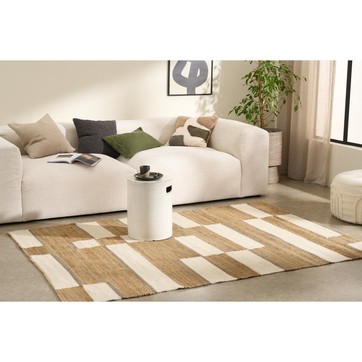 Kenji Jute Rug, Large 160 x 230 cm, Neutral – image 3