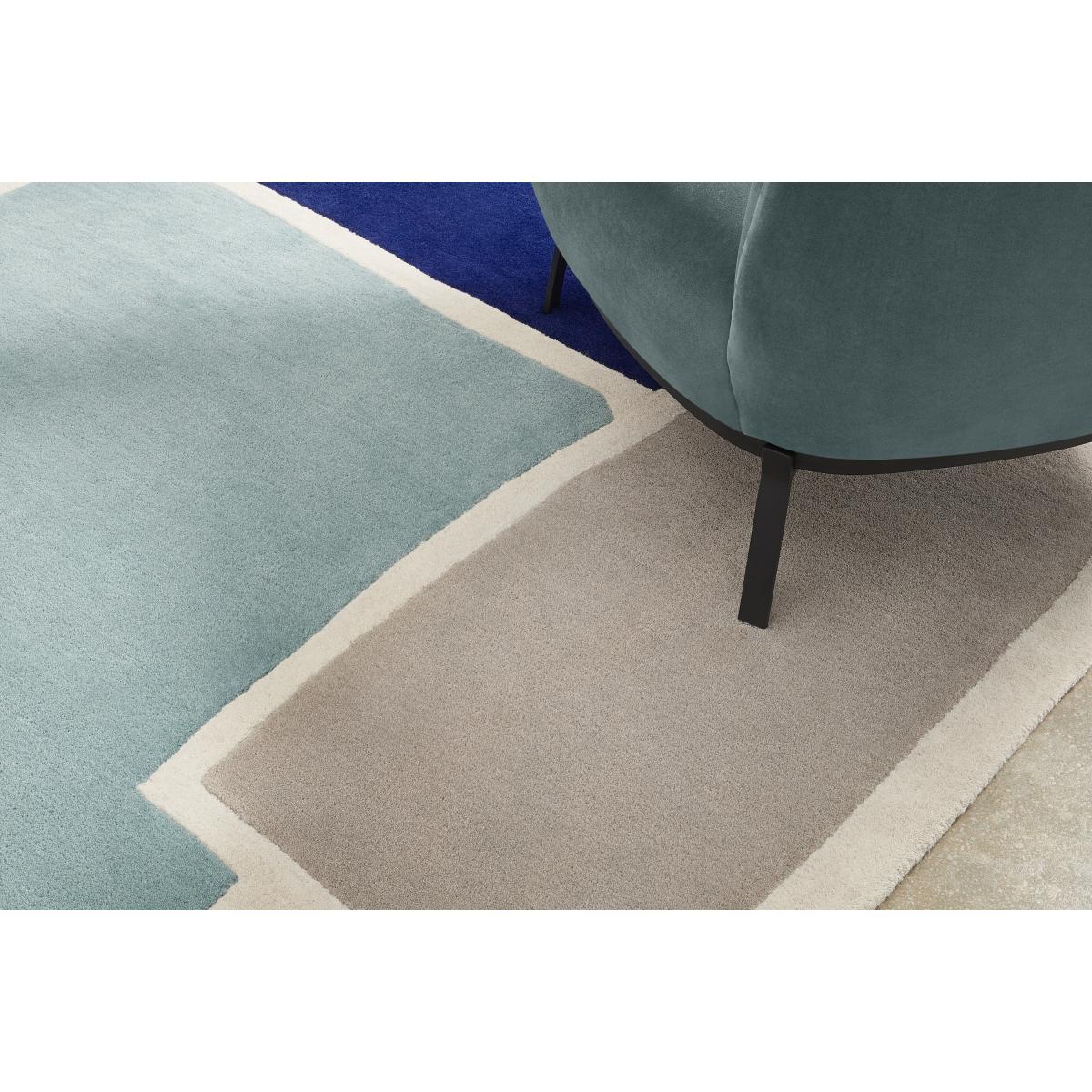 Juula Large Hand Tufted Wool Rug, 160 x 230cm, Blue – image 4