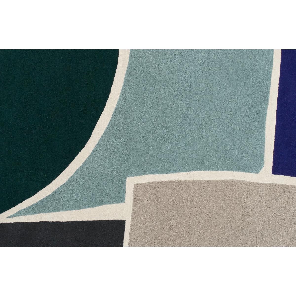 Juula Large Hand Tufted Wool Rug, 160 x 230cm, Blue – image 6