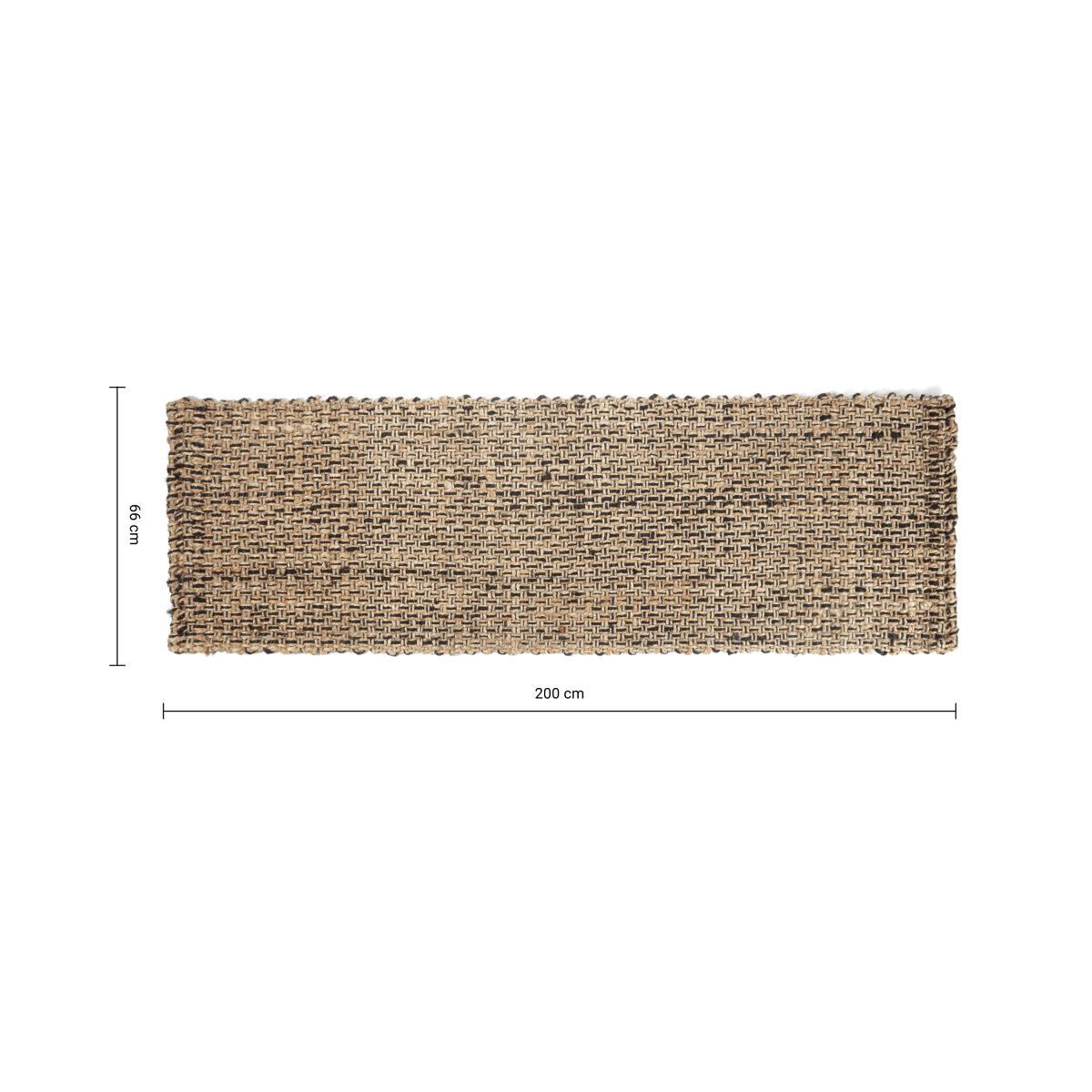 Riya Woven Jute Runner 66 x 200cm, Natural – image 7