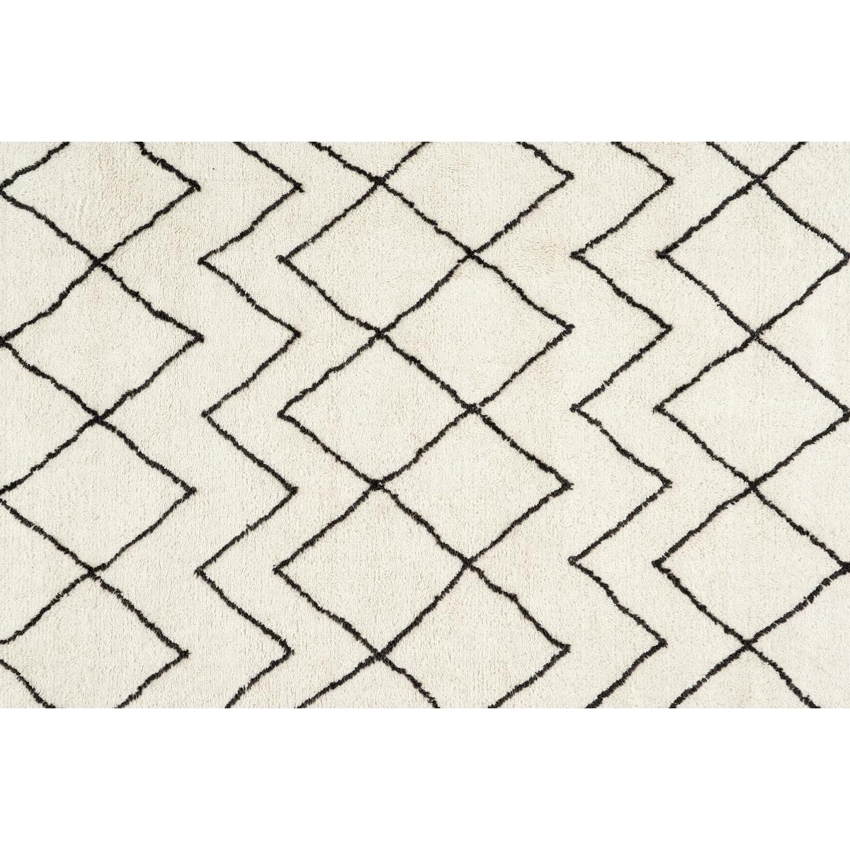 Masali Berber Style Wool Rug, Extra Large 200 x 300cm, Off White – image 6