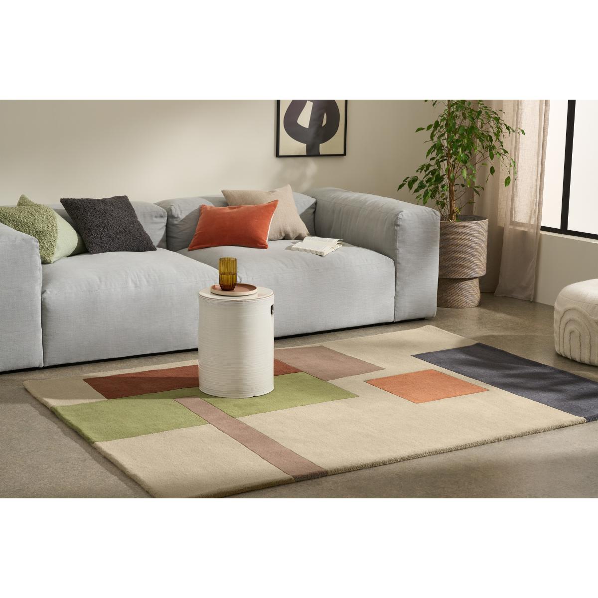 Tola Hand-Tufted Wool Rug, Large 160 x 230 cm, Multi – image 3