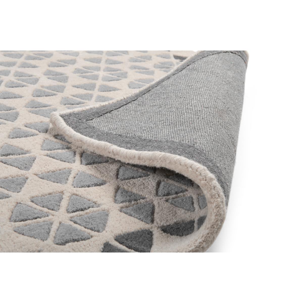 Trio Wool Rug, Extra Large 200 x 300cm, Tonal Grey – image 4