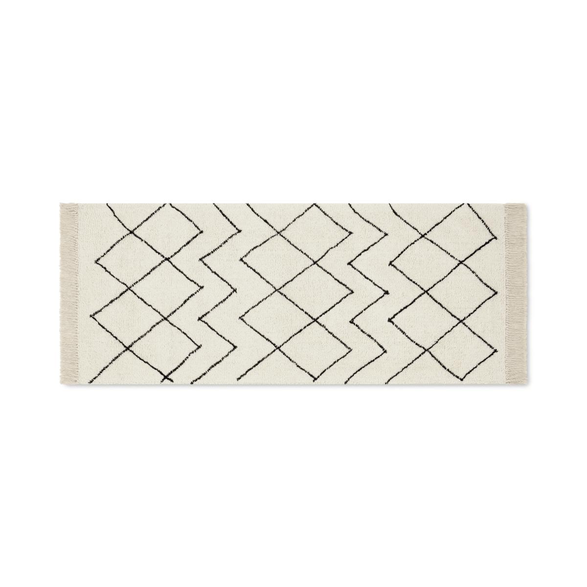 Masali Berber-Style Wool Runner, 80 x 200cm, Off White – image 2