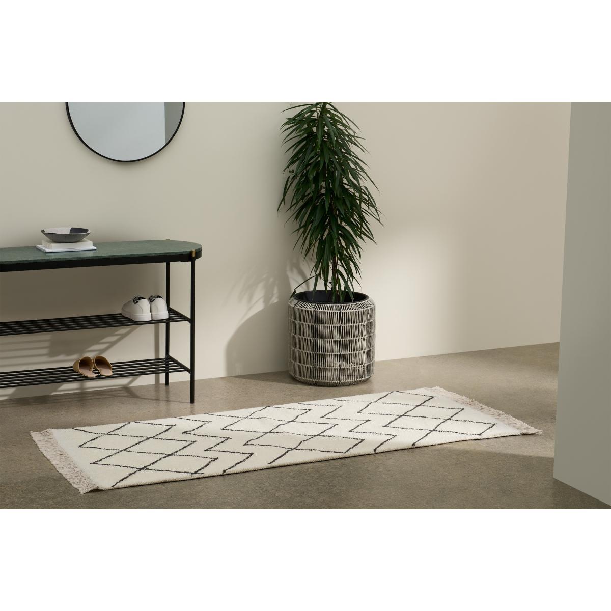 Masali Berber-Style Wool Runner, 80 x 200cm, Off White – image 3