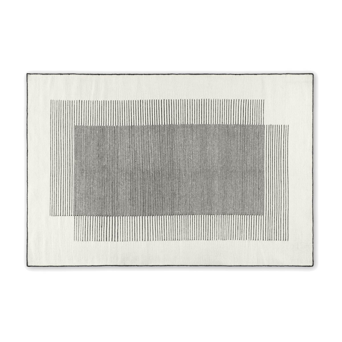 Caixa Wool Blend Rug, Extra Large 200 x 300 cm, Off-White & Black – image 1