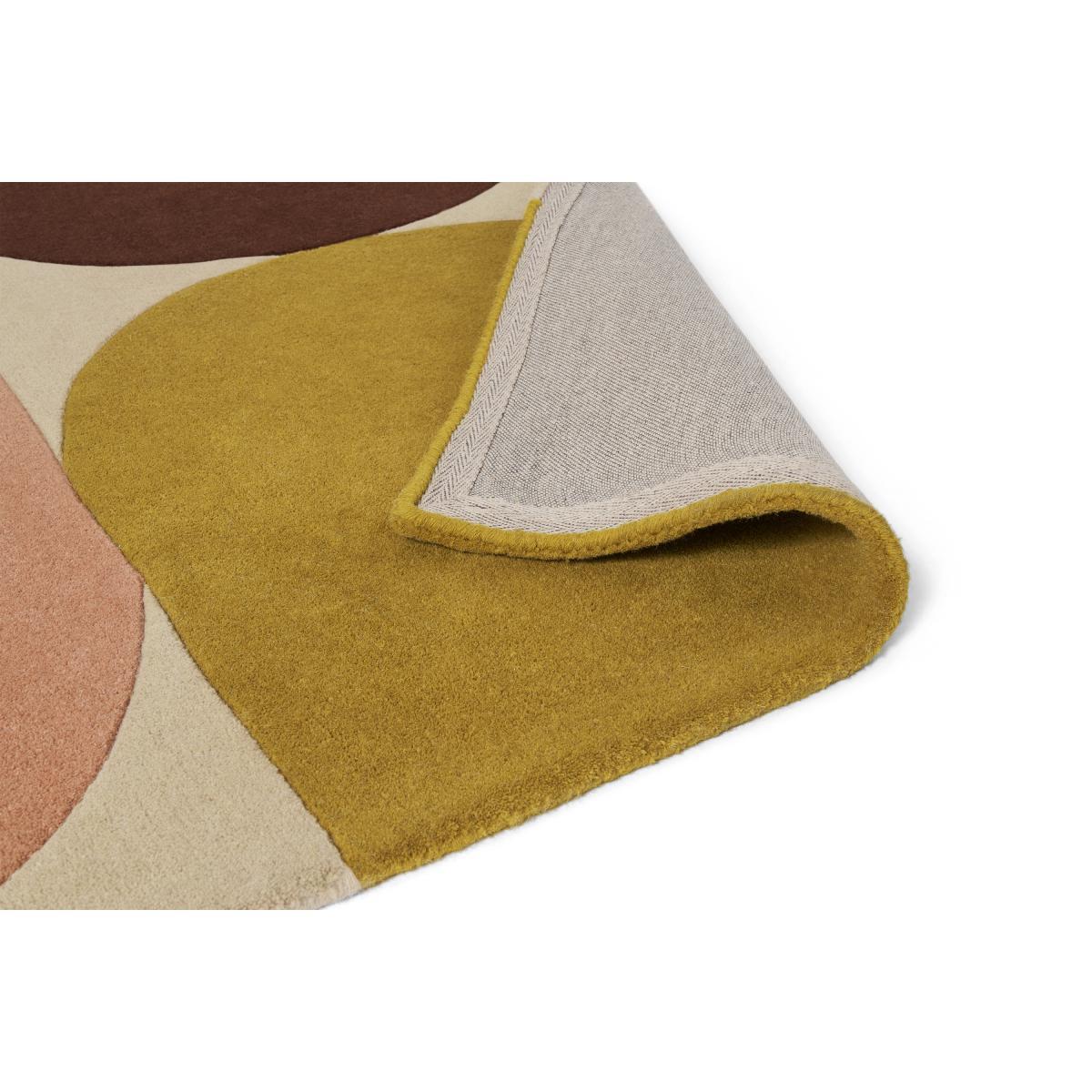 Zayyan Geometric Hand-Tufted Wool Rug, Large 160 x 230cm, Terracotta – image 5