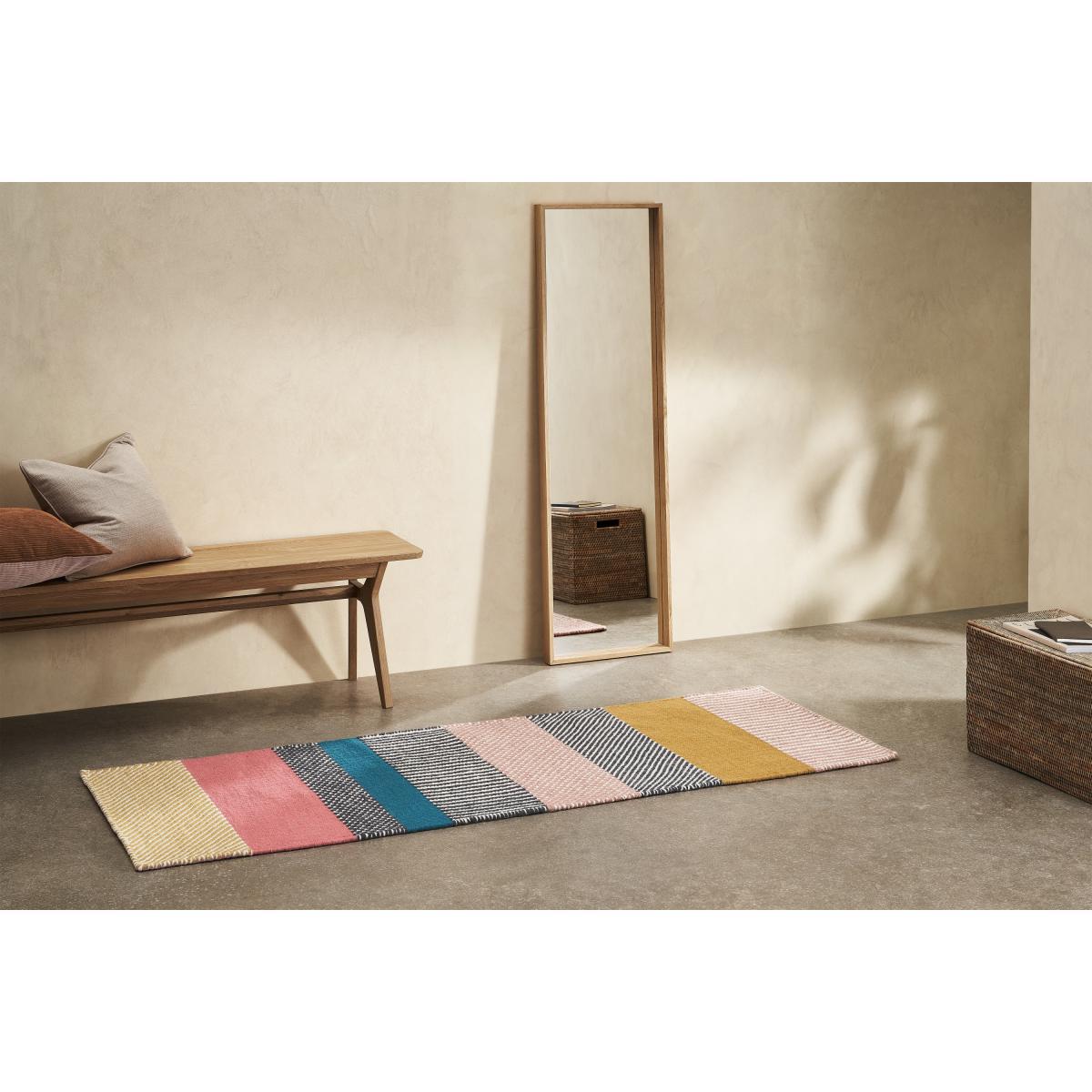 Malay Striped Wool Runner, 70 x 200cm, Multi – image 3