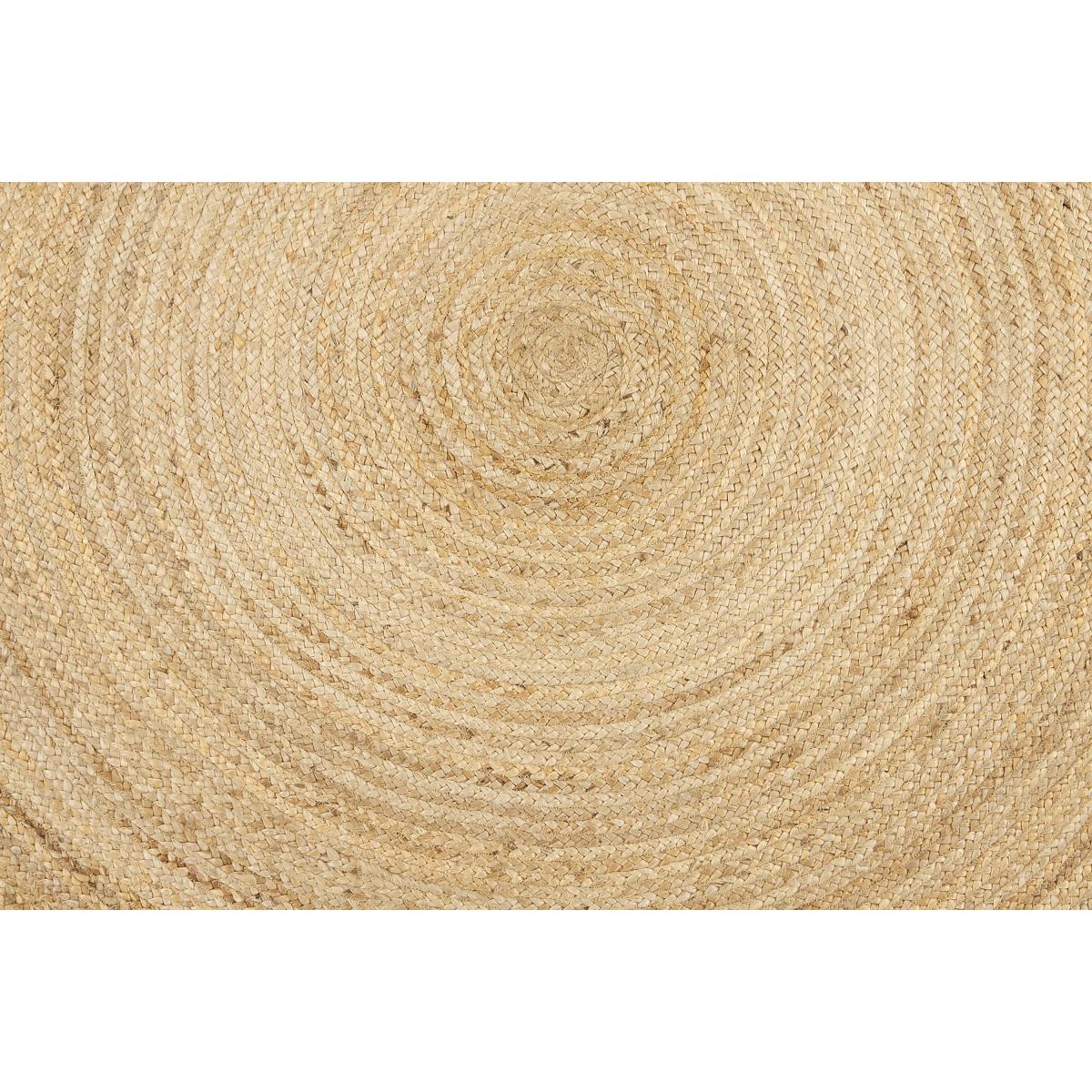 Enzo Round Jute Rug 150cm diam, Plain – image 6