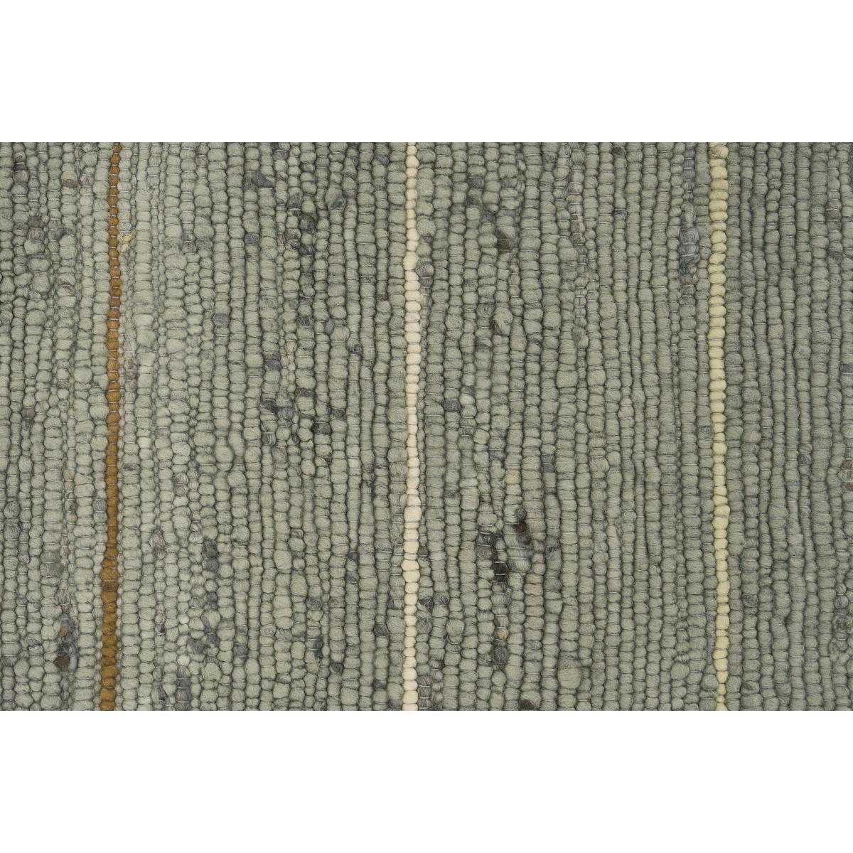 Tomillo Striped Wool Runner, 70 x 200cm, Sage Green – image 6